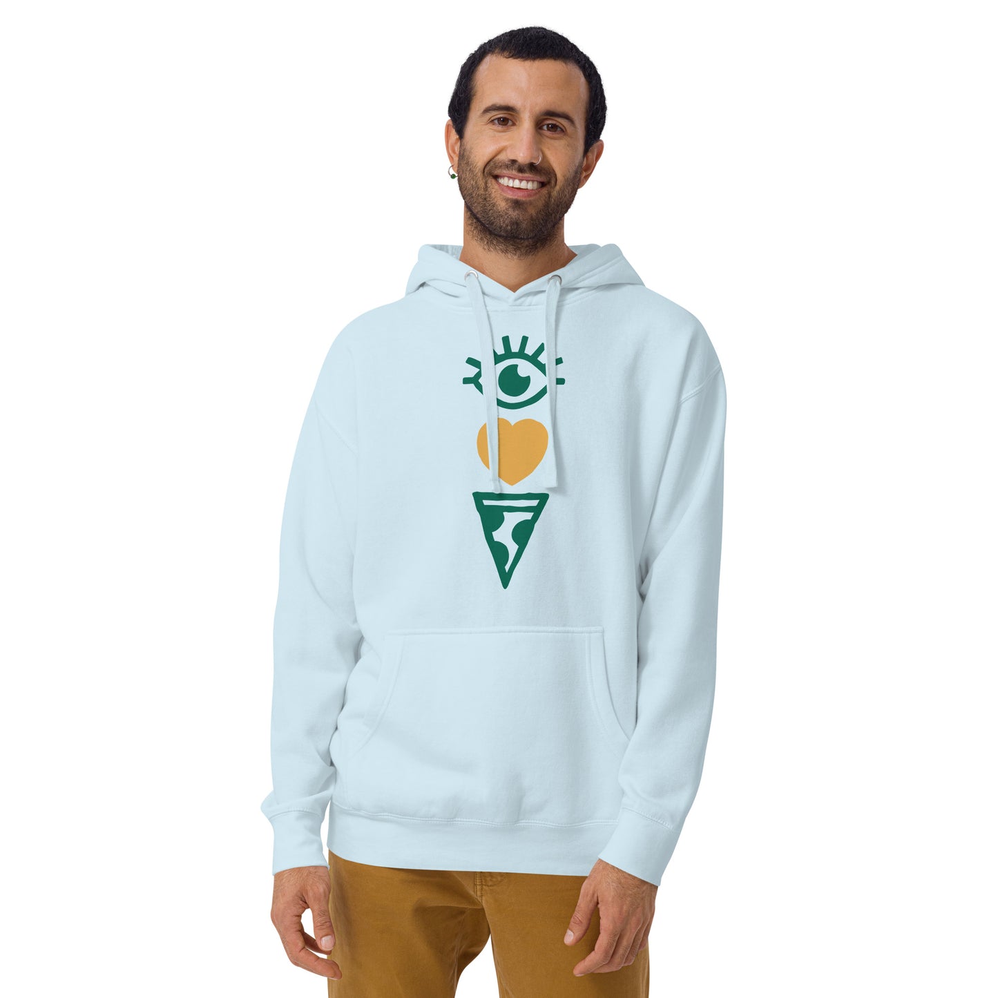 I Heart Pizza Emoji Hoodie