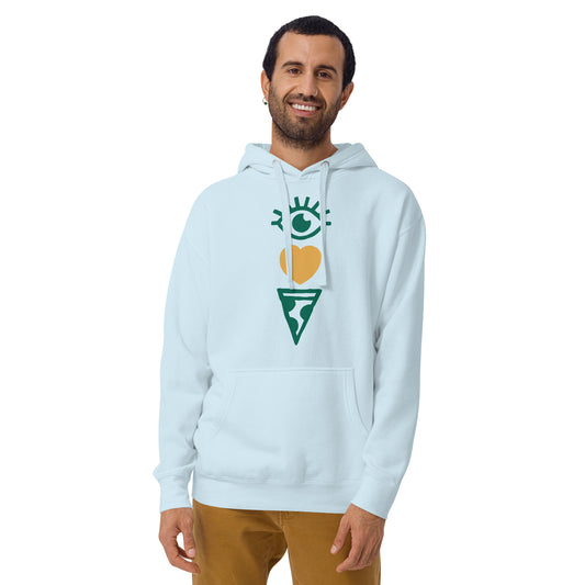 I Heart Pizza Emoji Hoodie