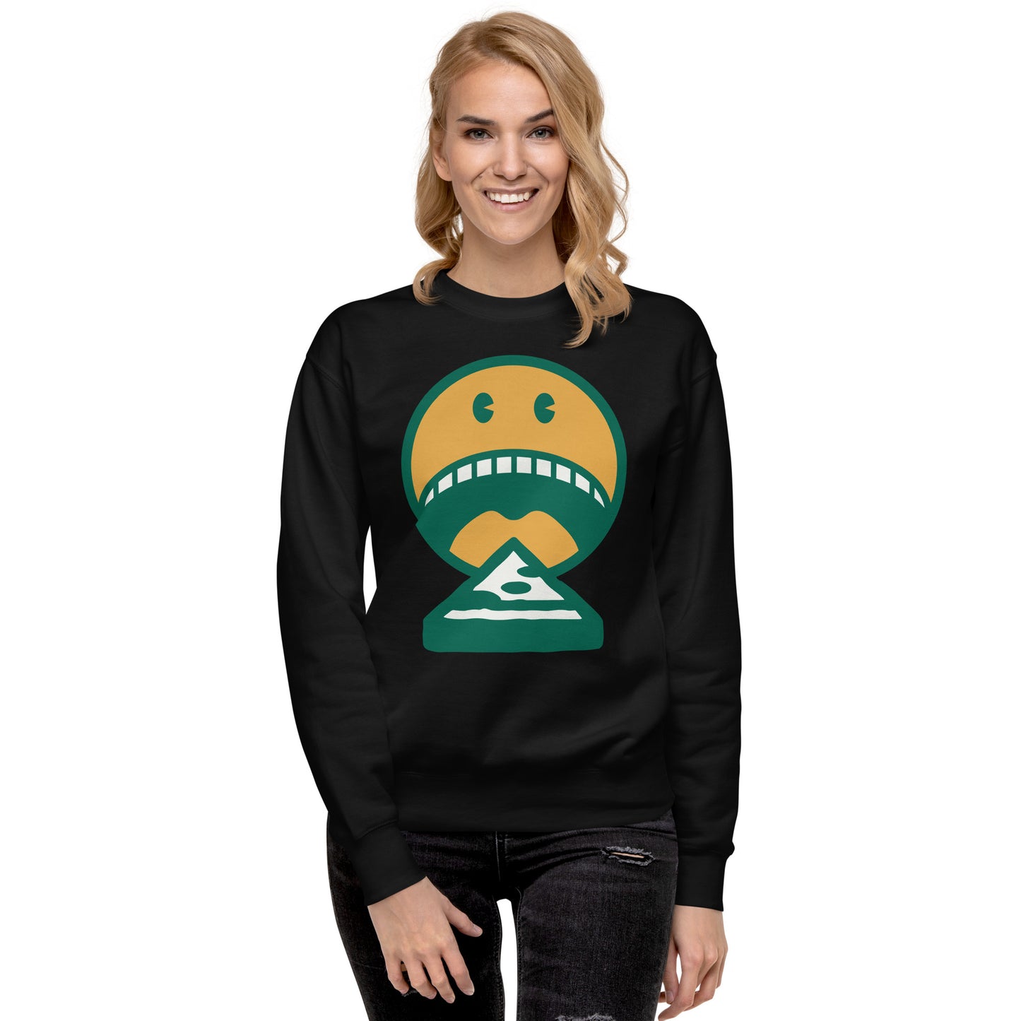 8Bit Pizza Eater Sweatshirt
