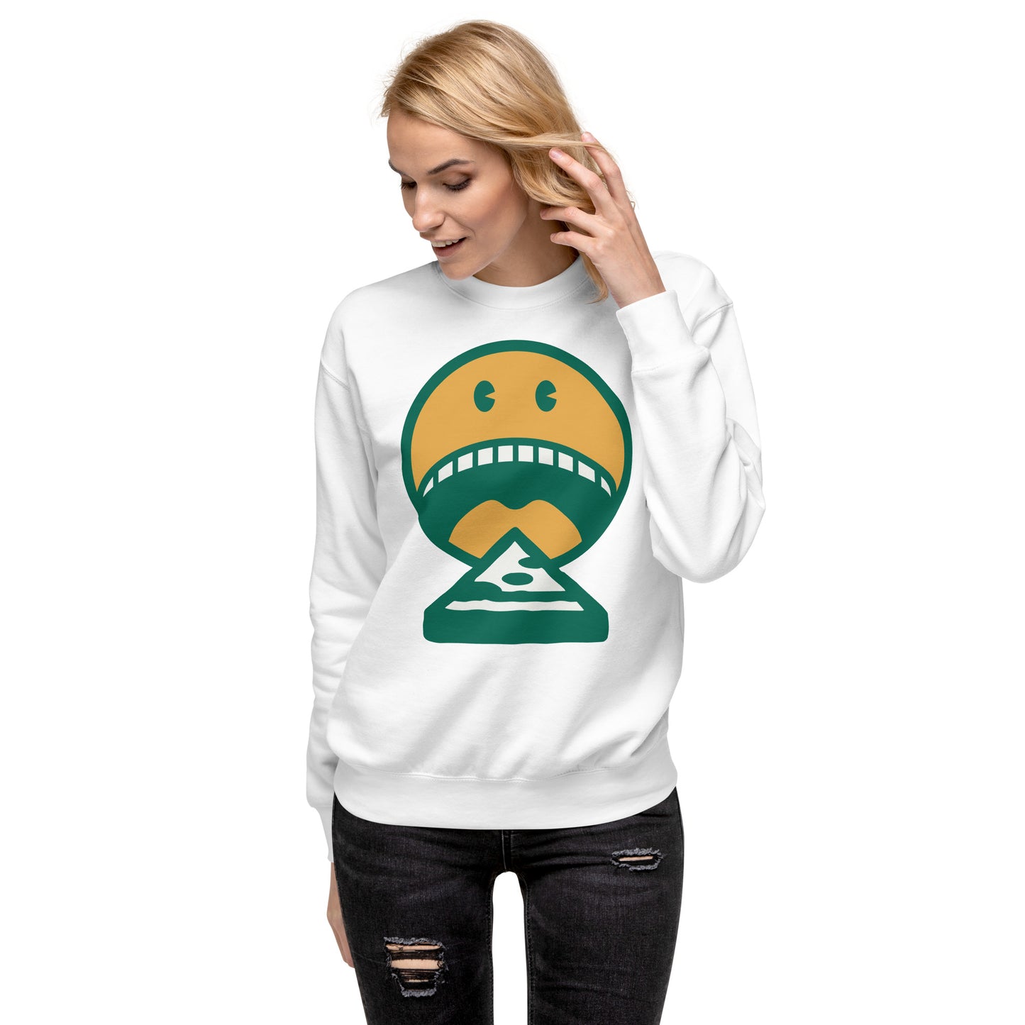 8Bit Pizza Eater Sweatshirt