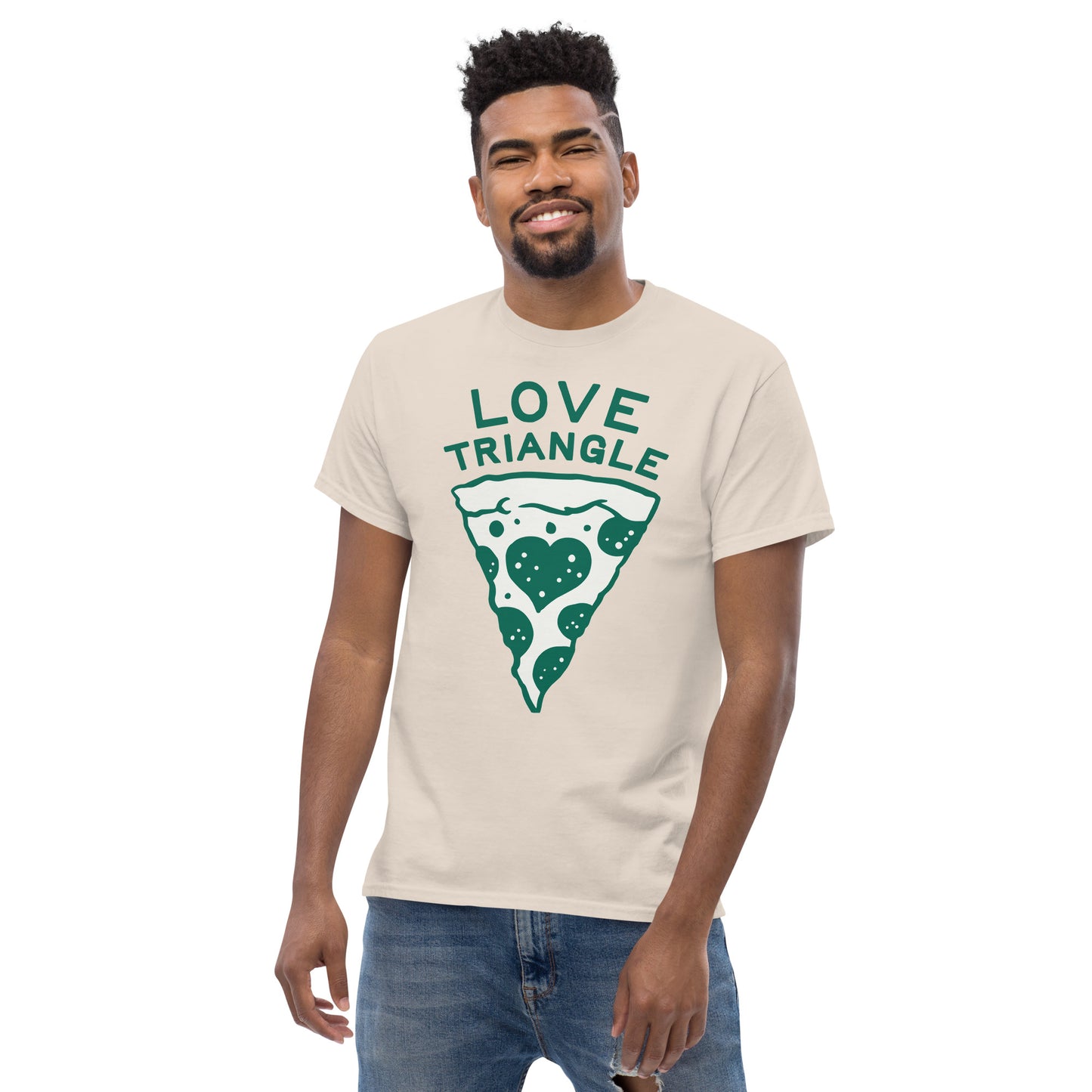 Pizza Love Triangle Tee