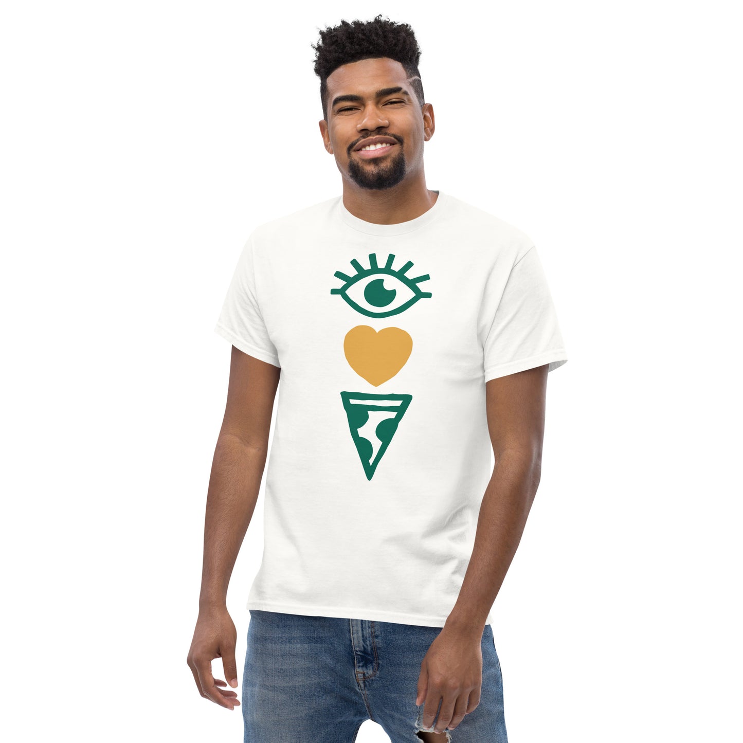 I Heart Pizza Emoji Tee