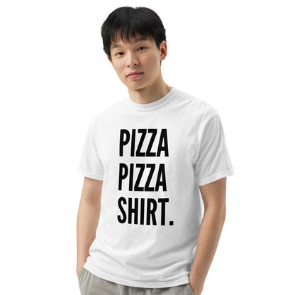 Pizza Pizza Shirt. Thick White Tee