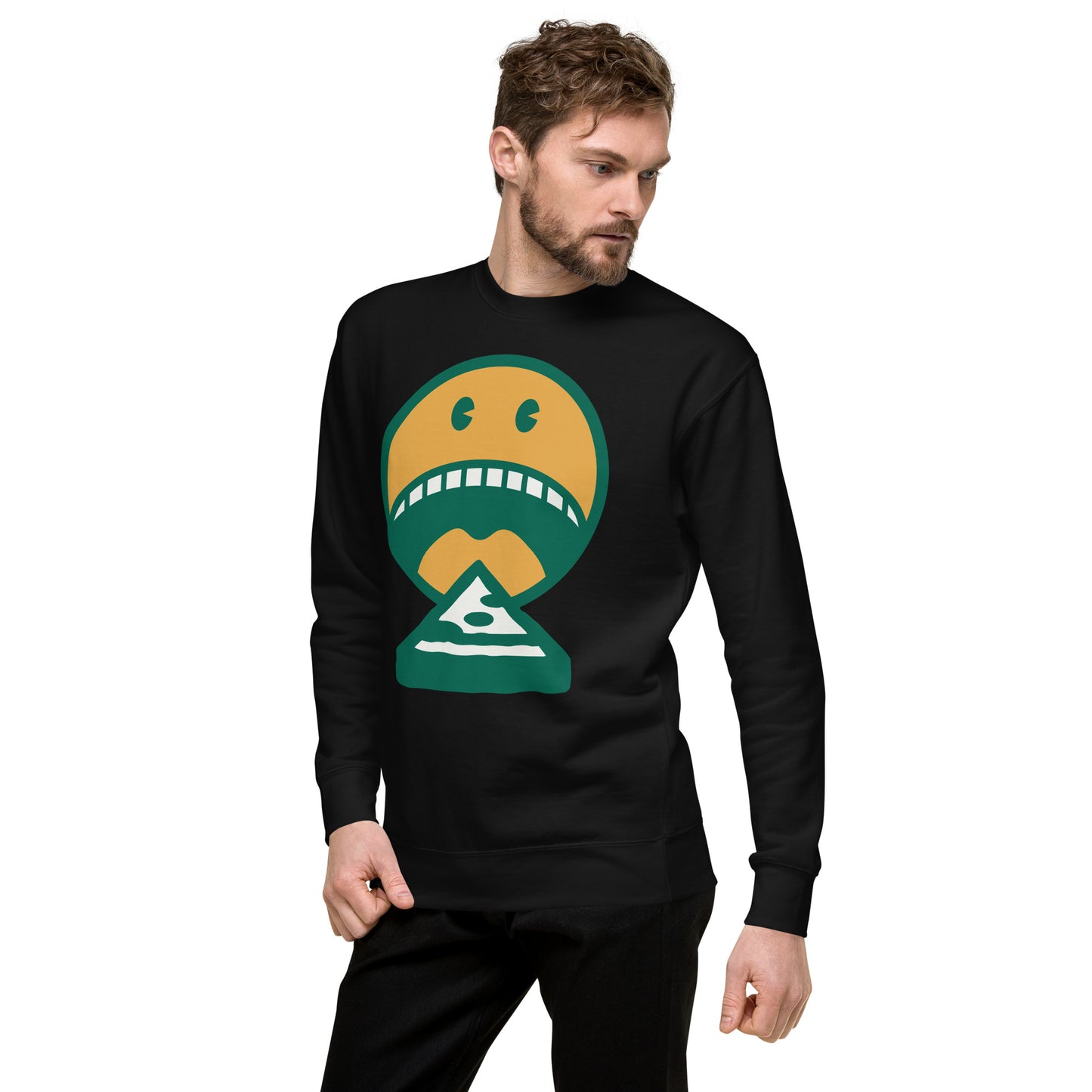 8Bit Pizza Eater Sweatshirt