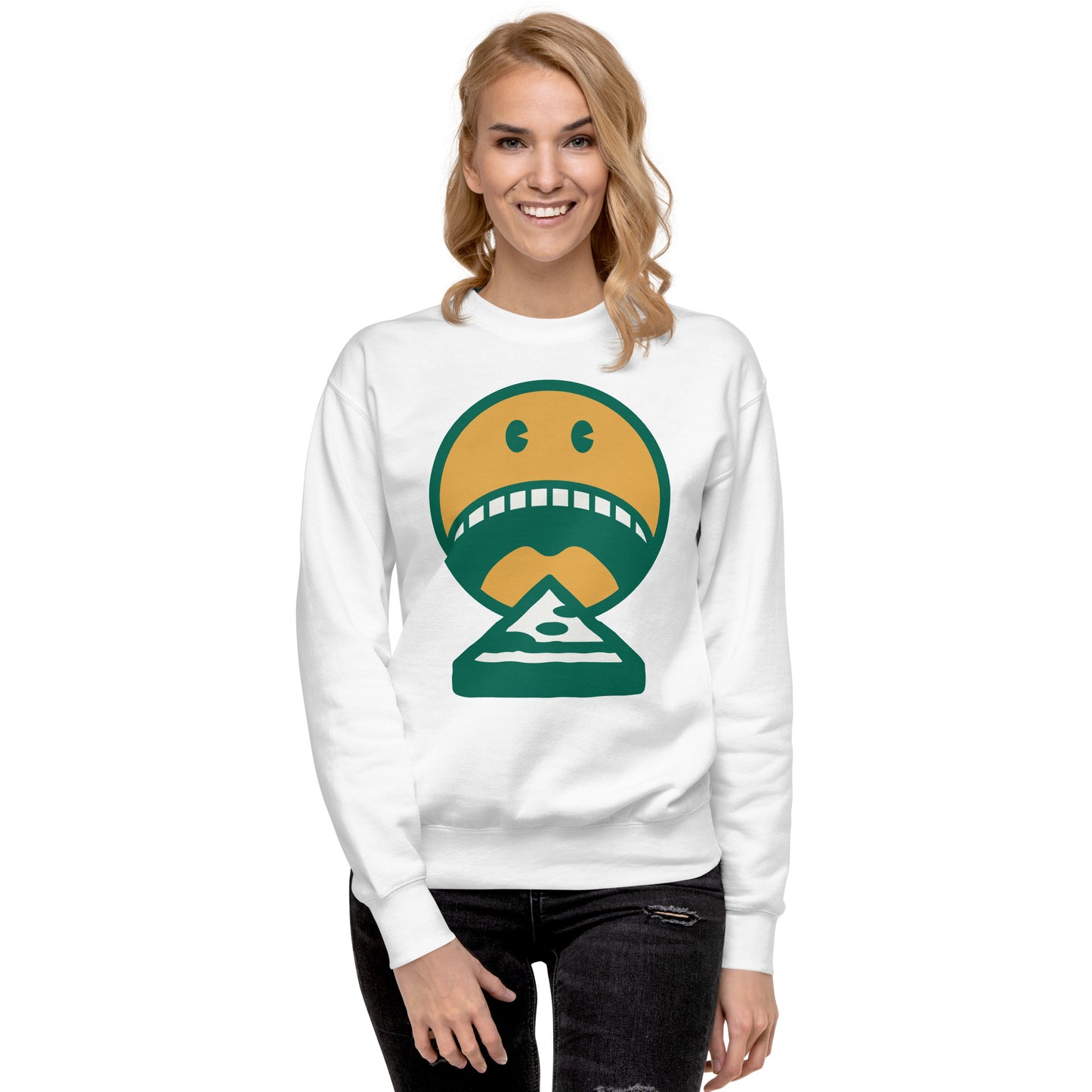 8Bit Pizza Eater Sweatshirt