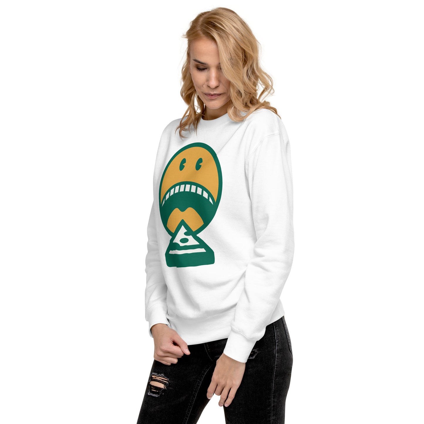 8Bit Pizza Eater Sweatshirt